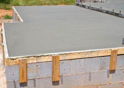 Fresh Concrete Slab concreter gold coast